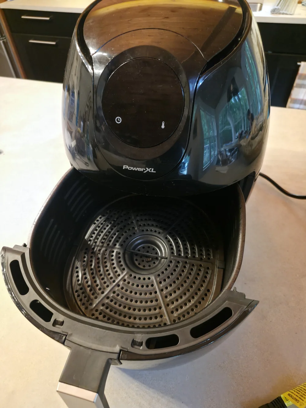 PowerXL Black Air Fryer - Sleek Countertop Air Fryer